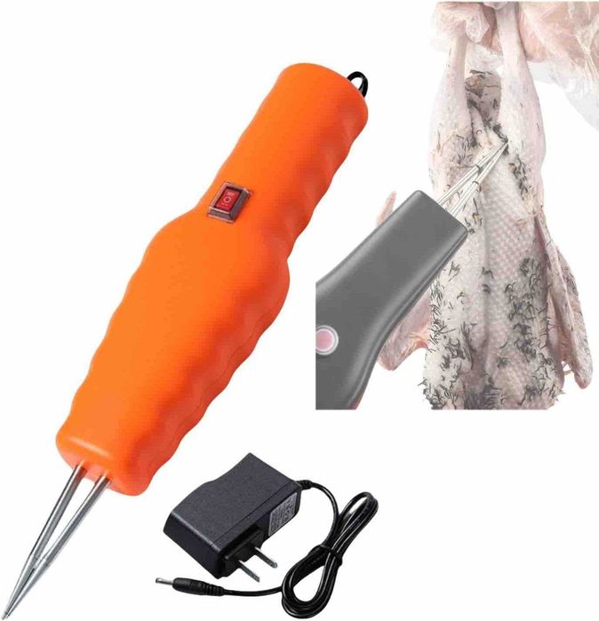 Smulgator electric de pasari, pui, rate, gaste, Portocaliu