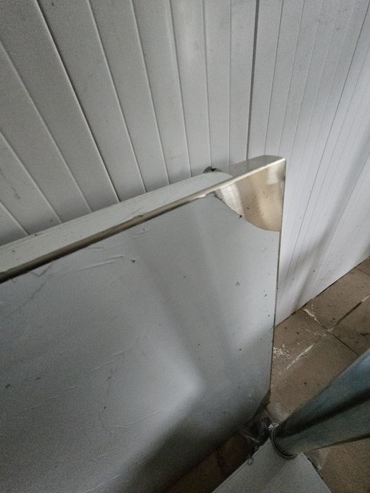 Masa inox de lucru cu polita, 1600x600x850 mm, noua ,cu folie.