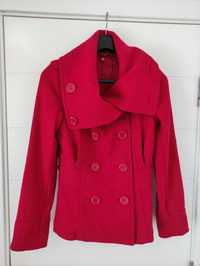 Дамско късо палто H&M, S размер в червено