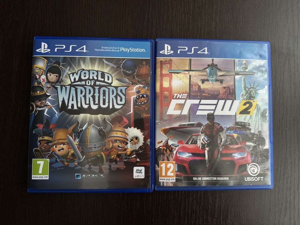 The Crew 2 & World of Warriors PS4 (PlayStation 4)