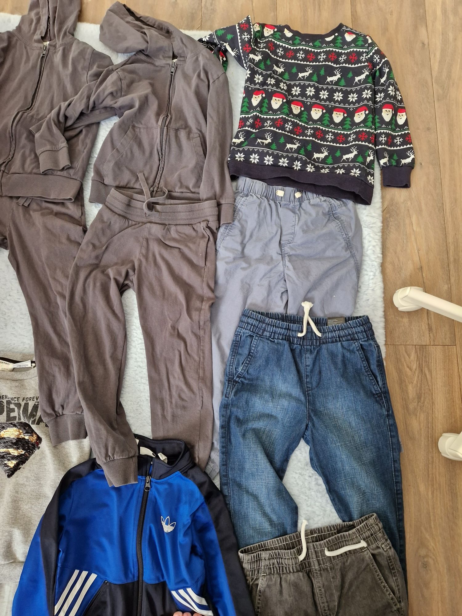 Lot hainute baietel 5-6 ani (116cm) h&m, adidas, kotton, waikiki, zara