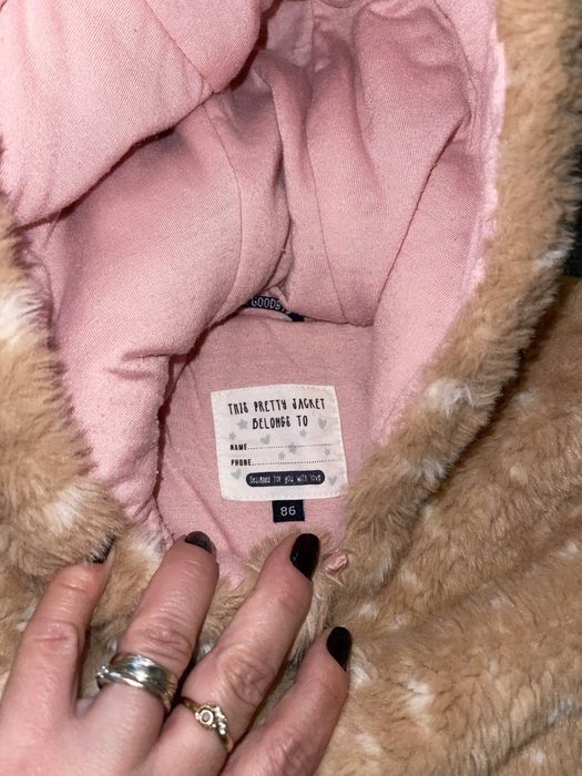 Haina blana artificiala c&a marimea 86