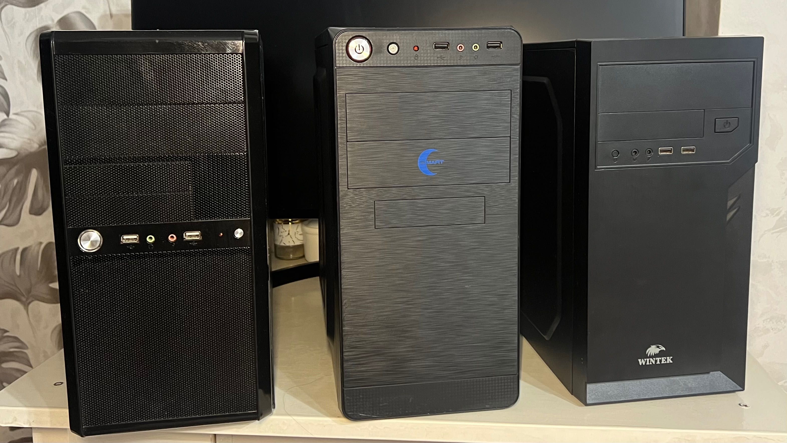 Продам три шустрых офисных системных блока i3-10100