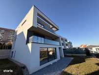 Apartament semifinisat, 160 mp utili cu teren de 350 mp, zona Campului