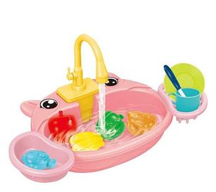 Детска мивка с течаща вода - различни цветове