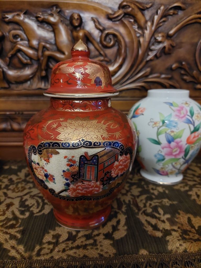 Amfore ceramică japoneza Kutani