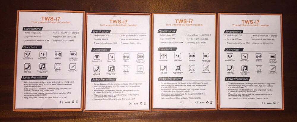 Casti wireless TWS-i7 noi !