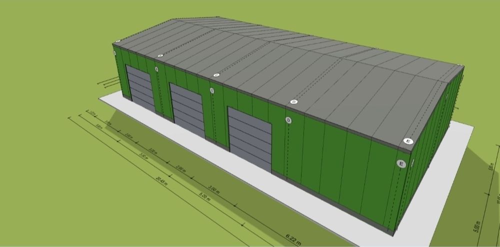 Vand Hale Structuri Metalice saivane fânare