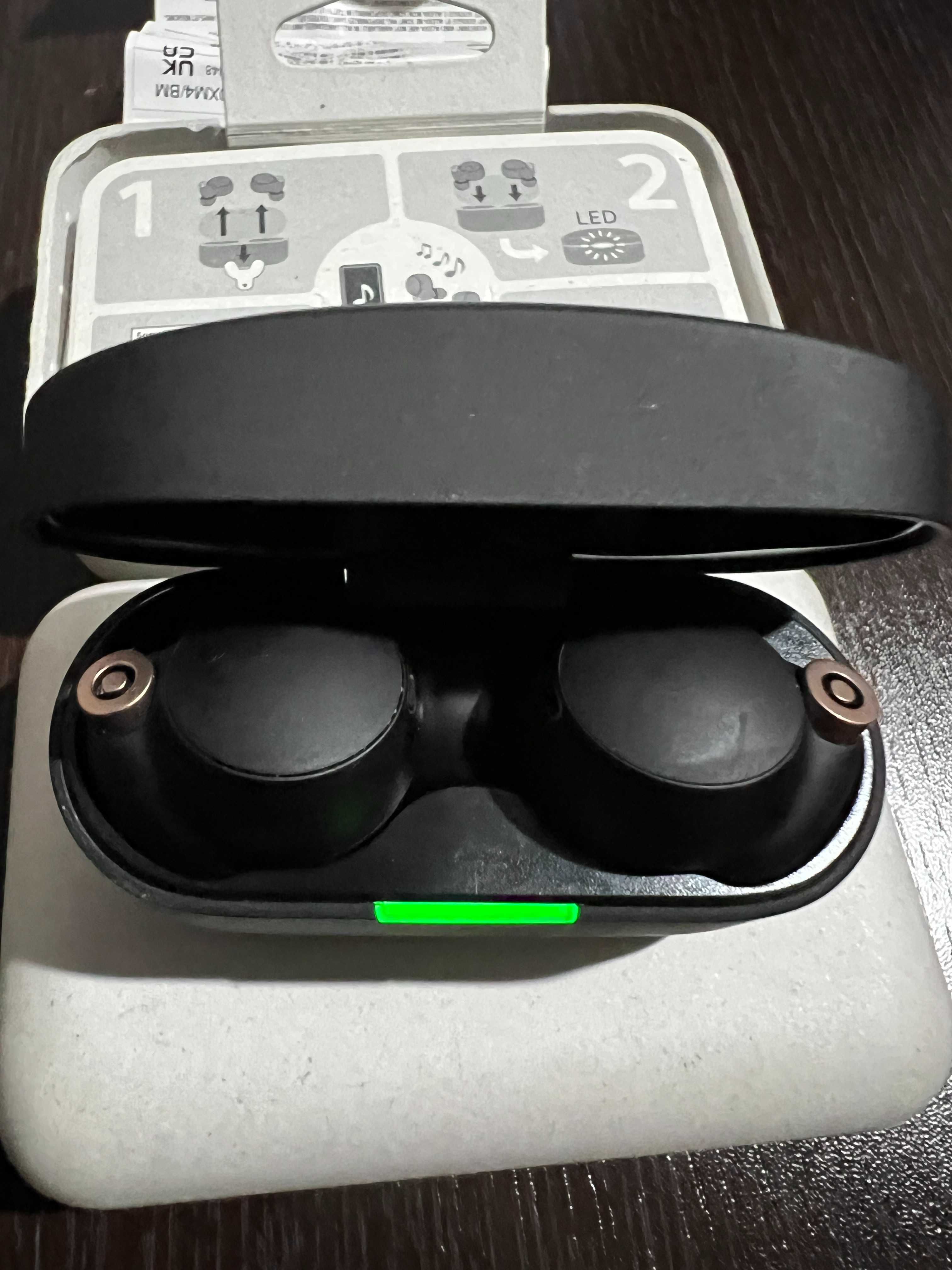 Casti In-Ear Sony WF-1000XM4B, Wireless, BT, NC, Microfon, Negru