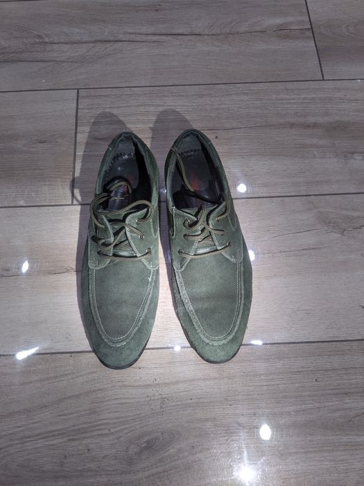 Замшевые туфли натуральная