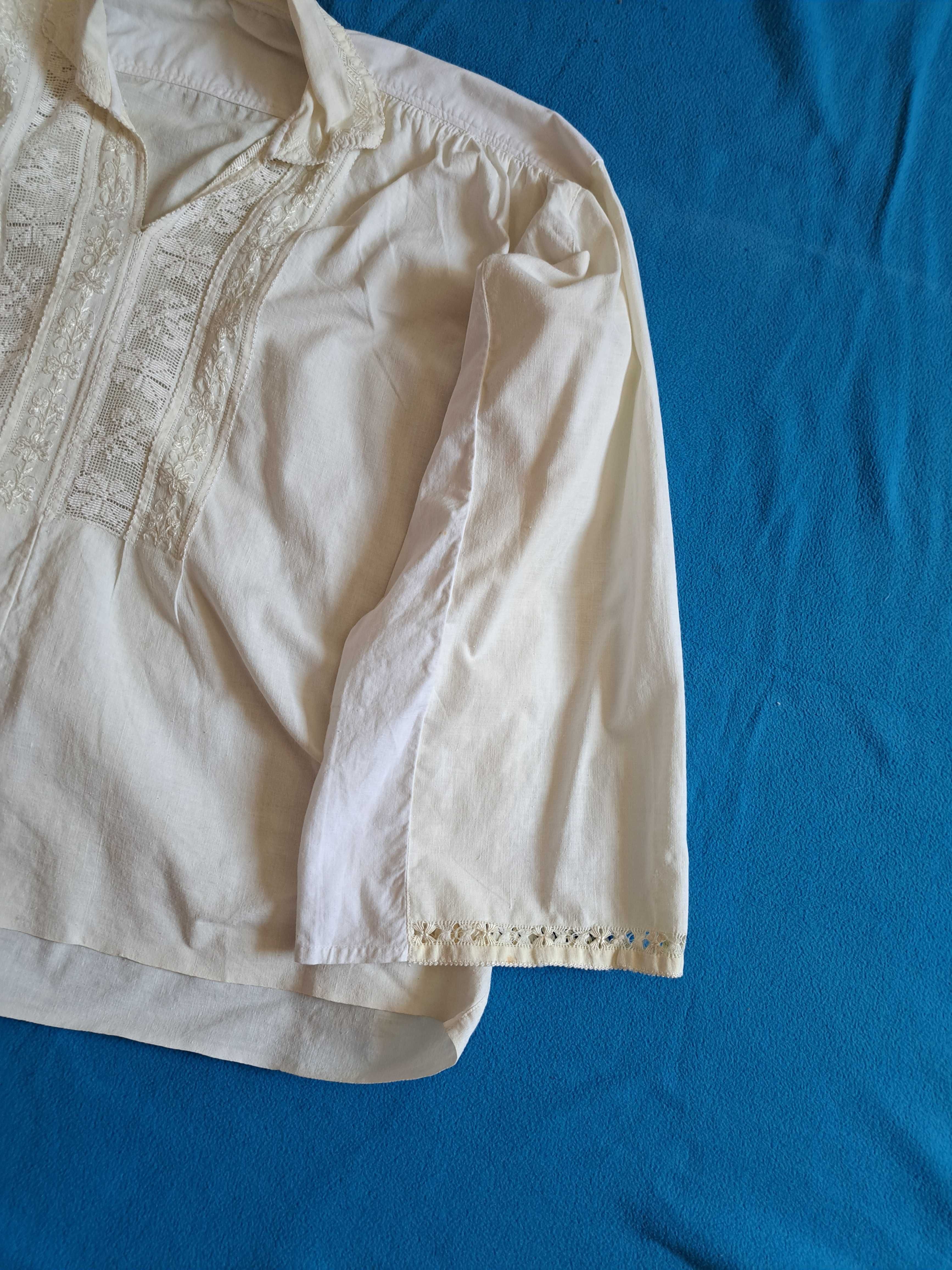 Camasa barbateasca traditionala,oltenia 50-60 ani vechime marime L-XL