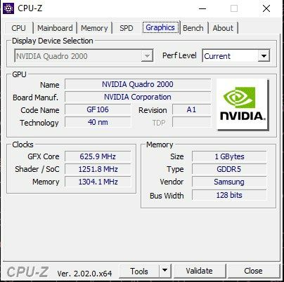 PC Nvidia Quadro 2000