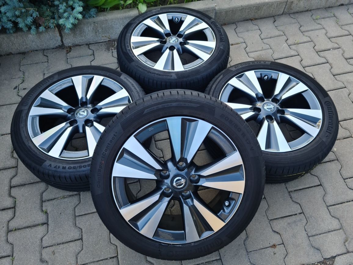 Jante bicolore Nissan Leaf/Pulsar/Primera/Quest,17",5x114.3mm,Renault