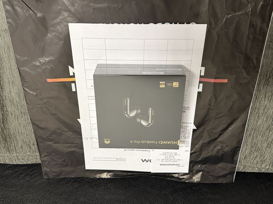 ***ЗАПЕЧАТАНИ Huawei FreeBuds  Pro 4 Vivacom Гаранция 2027 г. Black