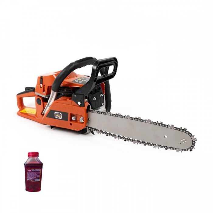 Ulei de lant + Drujba pe benzina German Meister 4kw, 68cc, 5.4cp