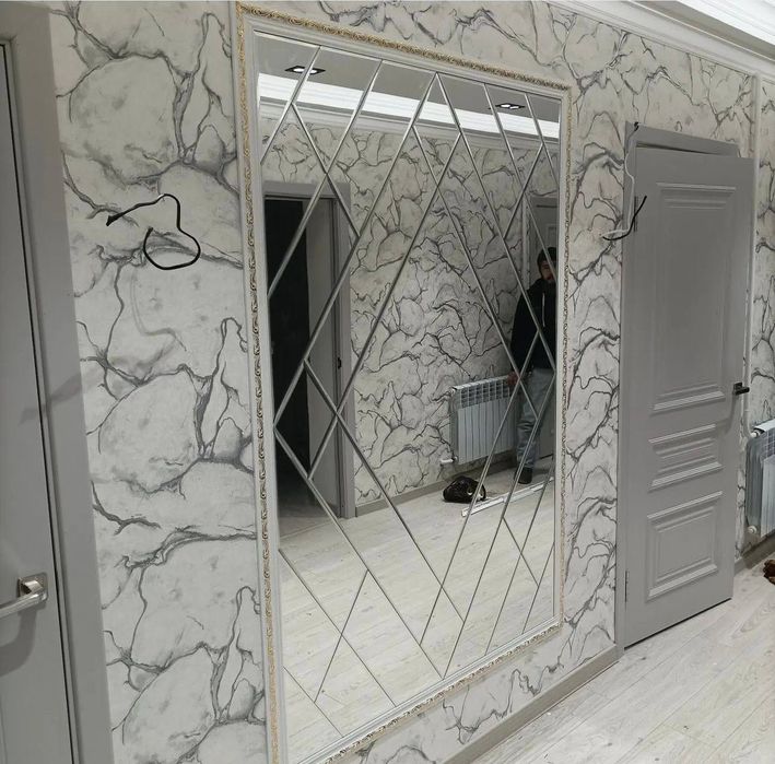 Зеркало Декоративные Зеркало фигура Душавой кабина