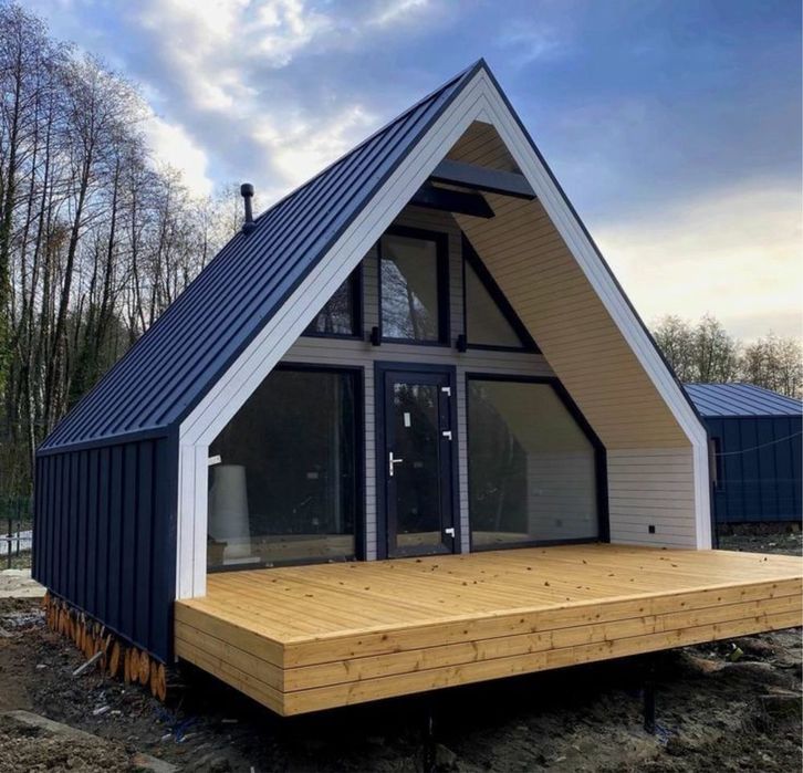 Executam cabane tip A-Frame (Acceptam variante auto)