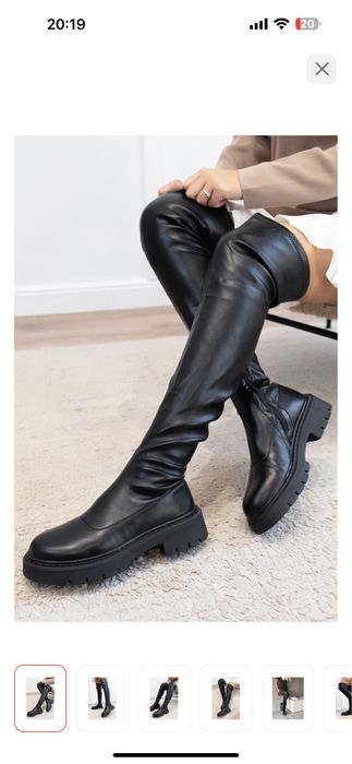 Ботфорты новые качество хорошее