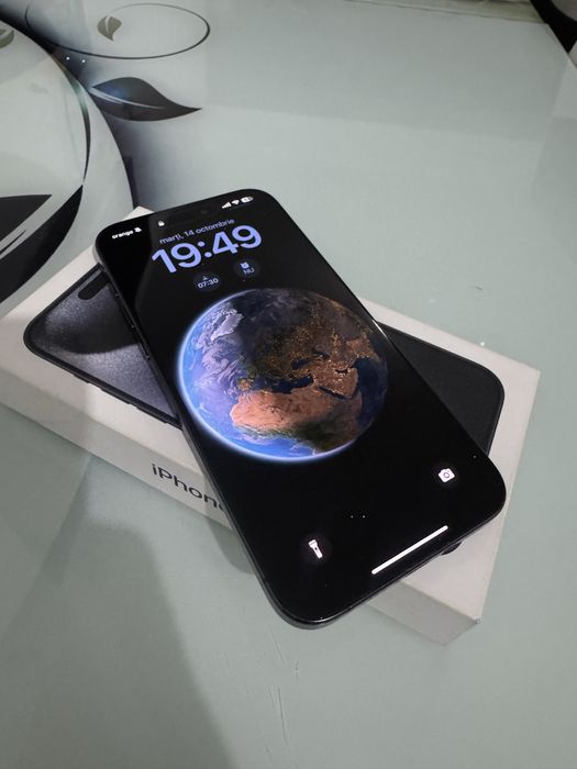 Iphone 15 pro max 256gb full box telefon personal