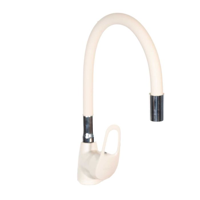 Baterie sanitara bucatarie felxibila bej