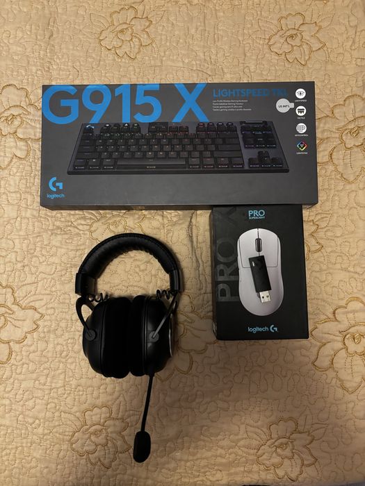 Logitech periferice gaming G915x, g pro wireless, pro x wireless