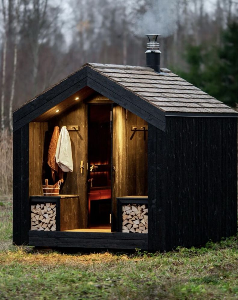 Sauna exterior premium