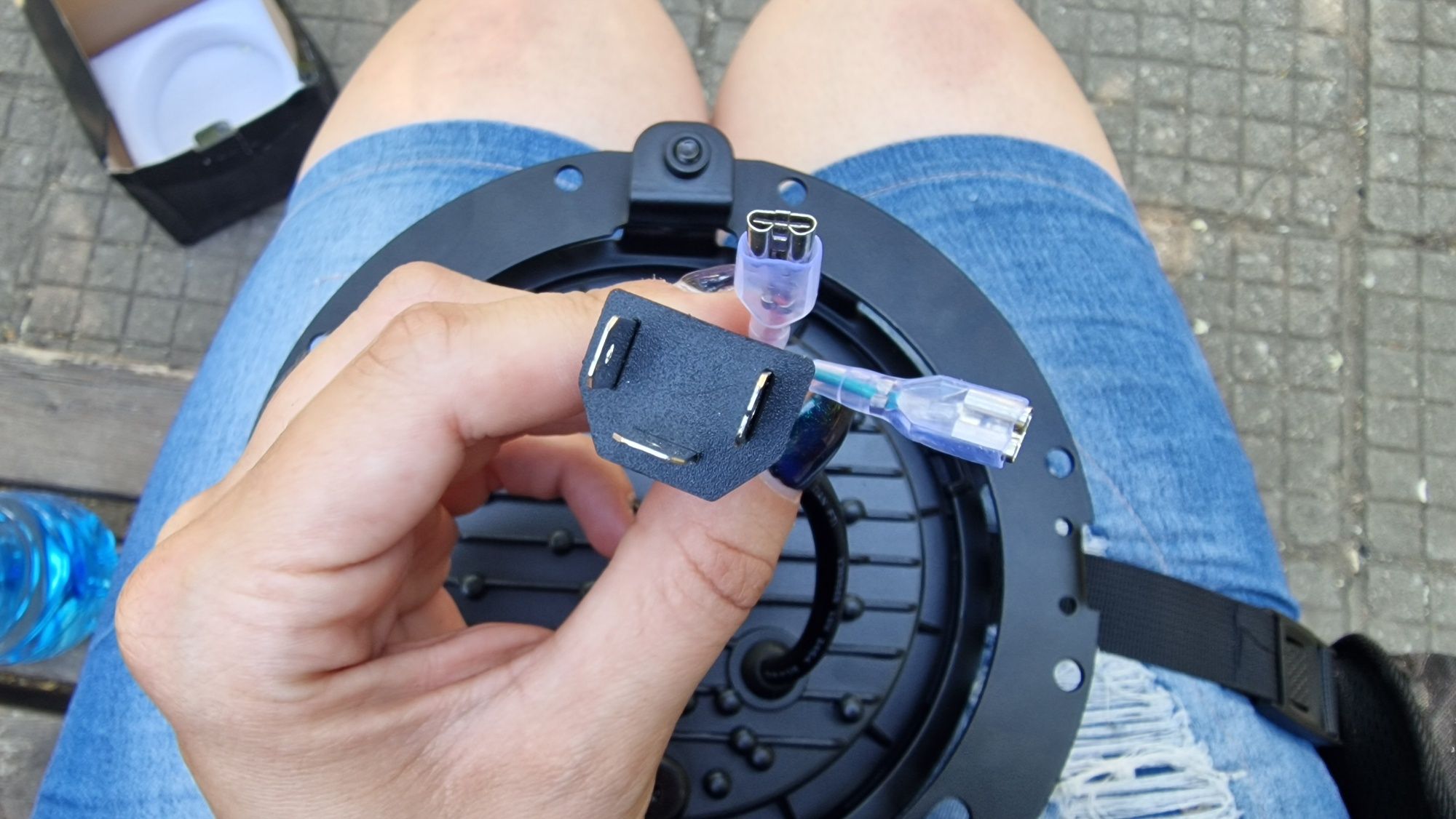 LED фар 7 инча за мотор