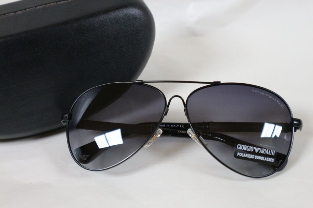 Ochelari de soare Emporio Armani/ lentile polarizate /  toc si cutie !