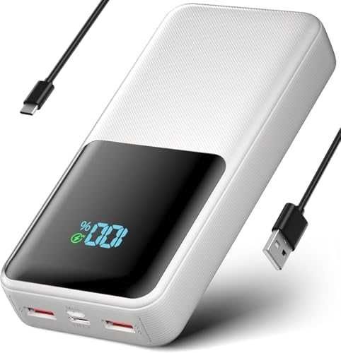 Нова Външна батерия 30000mAh – 4 устройства, USB-C, бързо зареждане