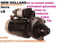 Electromotor pentru buldoexcavator NEW HOLLAND serie LB cu reductor