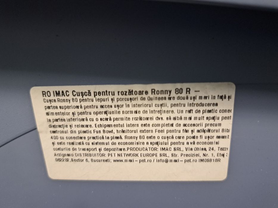 Vând cușcă rozătoare