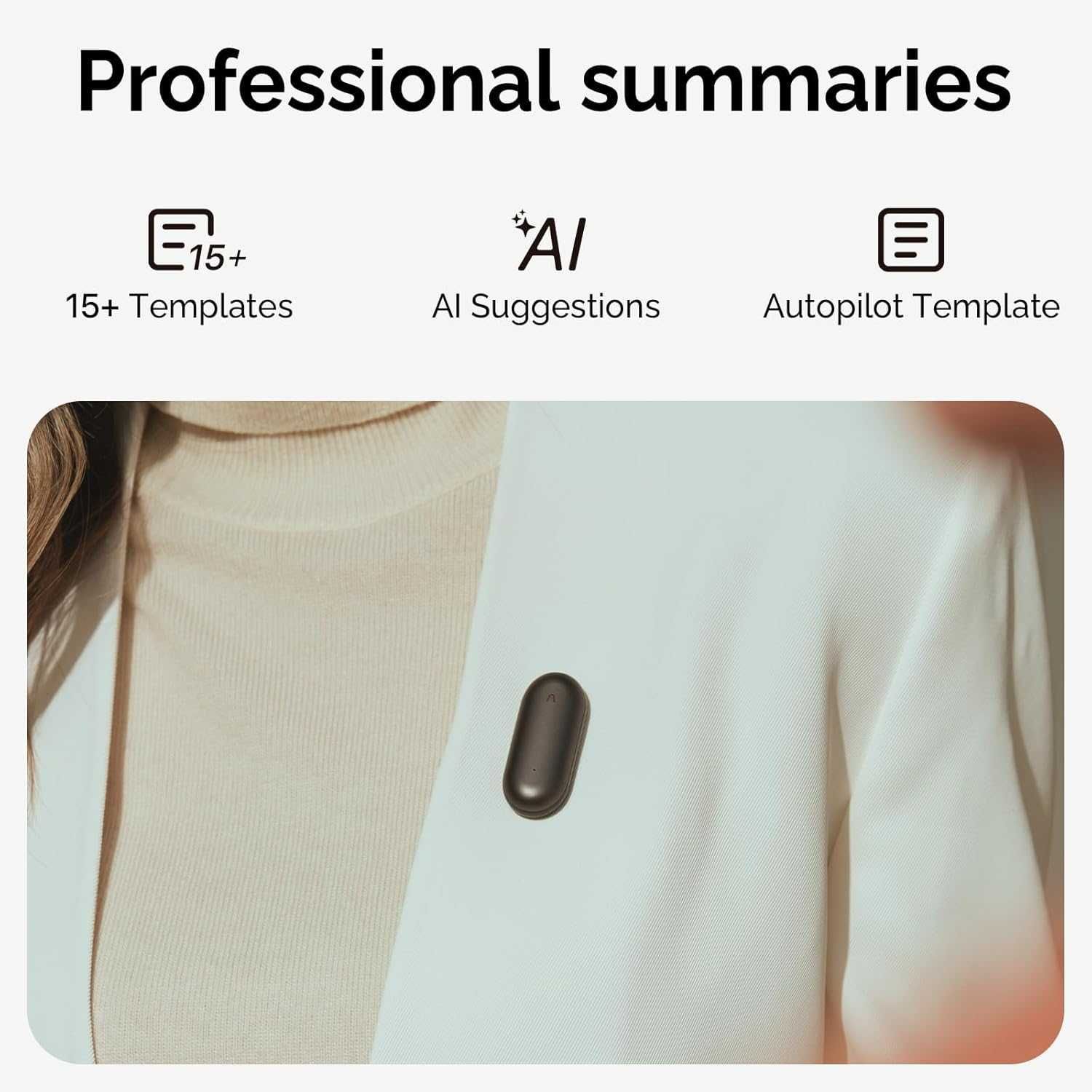 Диктофон с искусственным интеллектом PLAUD NotePin! Новый запечатанный