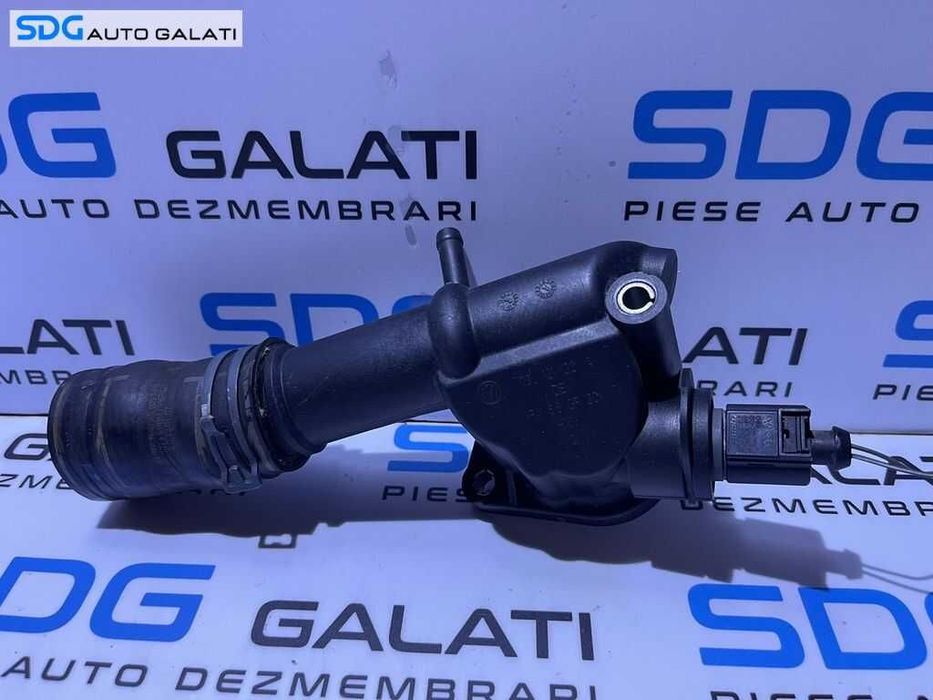 Corp Carcasa Suport Termostat cu Senzor Apa Audi A6 C6 2.0 TDI CAHA CAGB 2008 - 2011 Cod 03L121132A  [S0213]