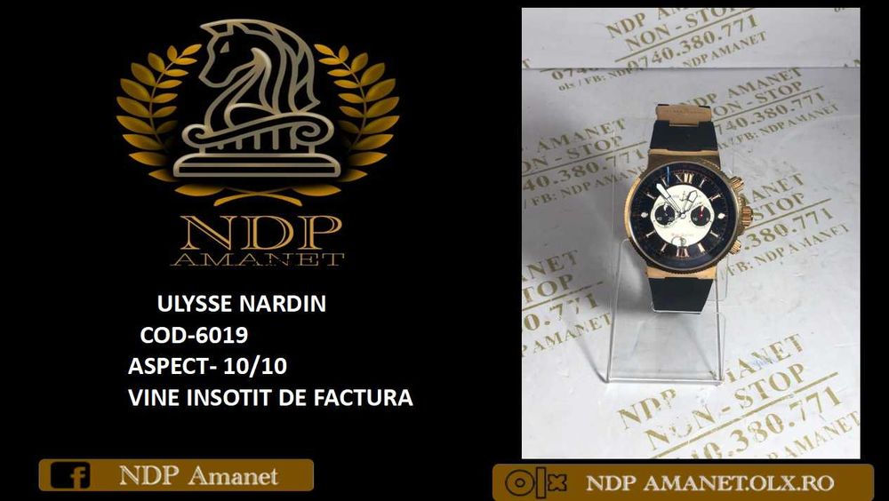 NDP Amanet Calea Mosilor 298 CEAS ULYSSE NARDIN (6019)