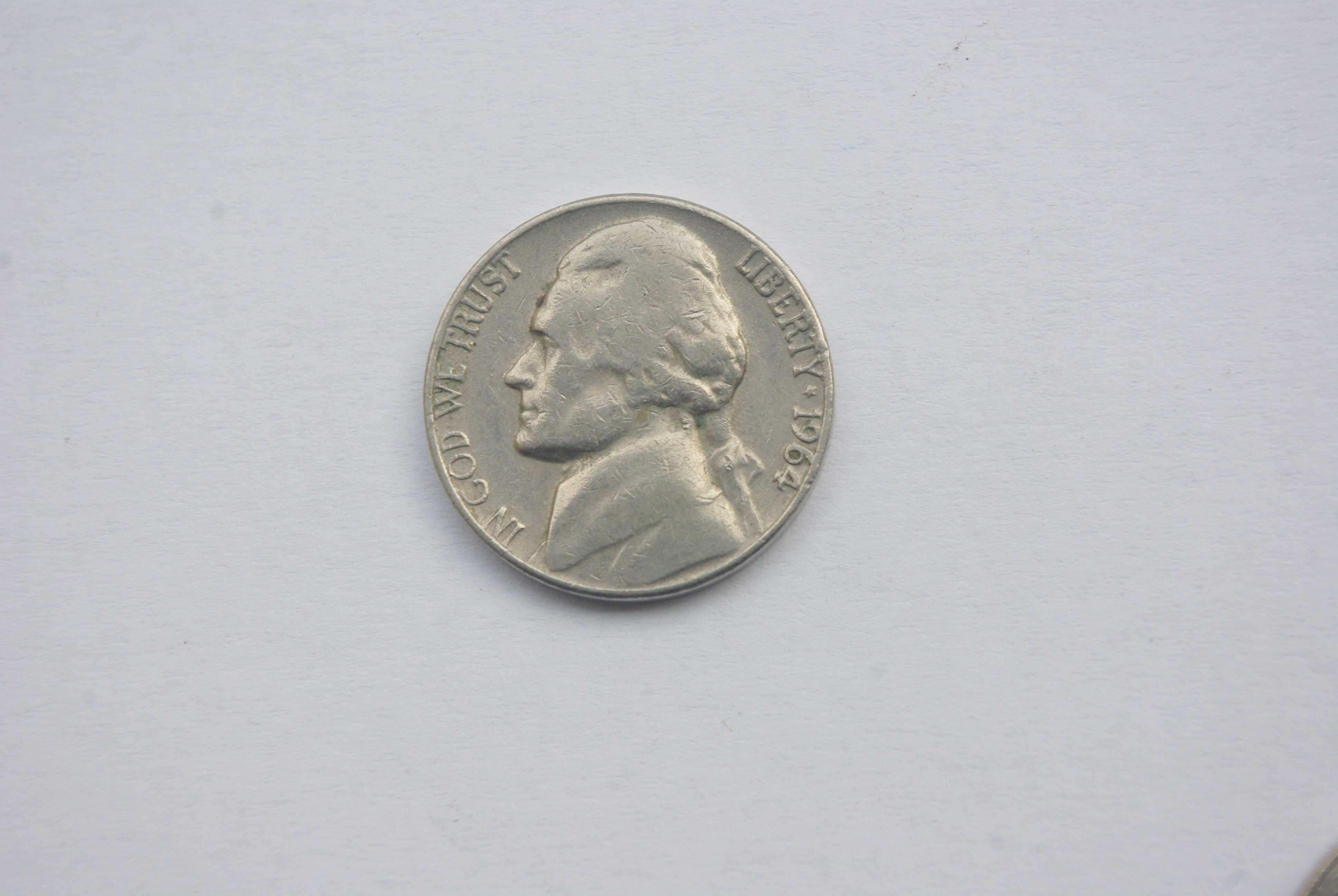Vand colectie de 5 centi USA, 8 bucati, anii 1964 - 2012