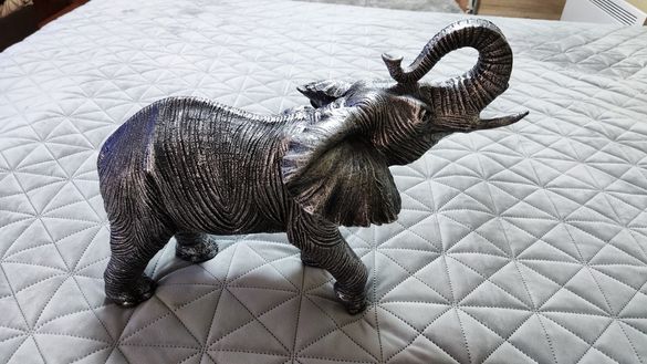 Декоративен слон, статуетка пластмаса