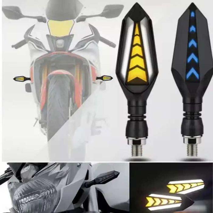 LED мигачи за мотор скутер пълзяща светлина