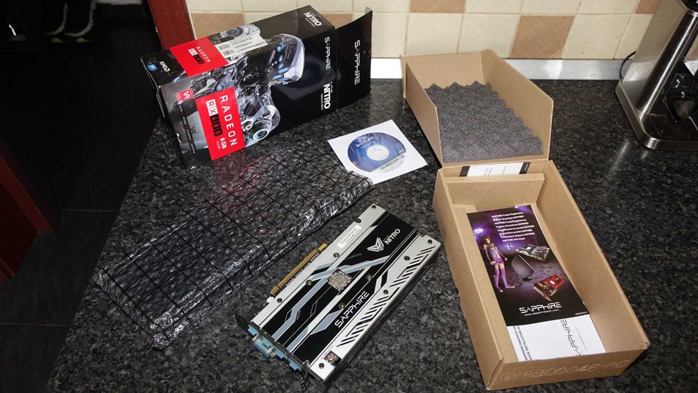 Placa video gaming Radeon RX480 OC Sapphire Nitro+ cu 8 Gb GDDR5