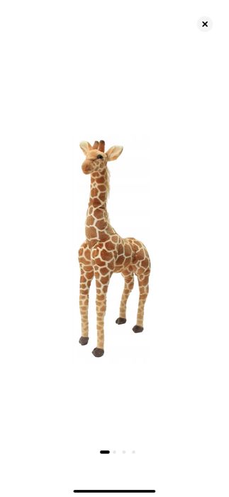 Висок плюшен жираф, 1.40 см