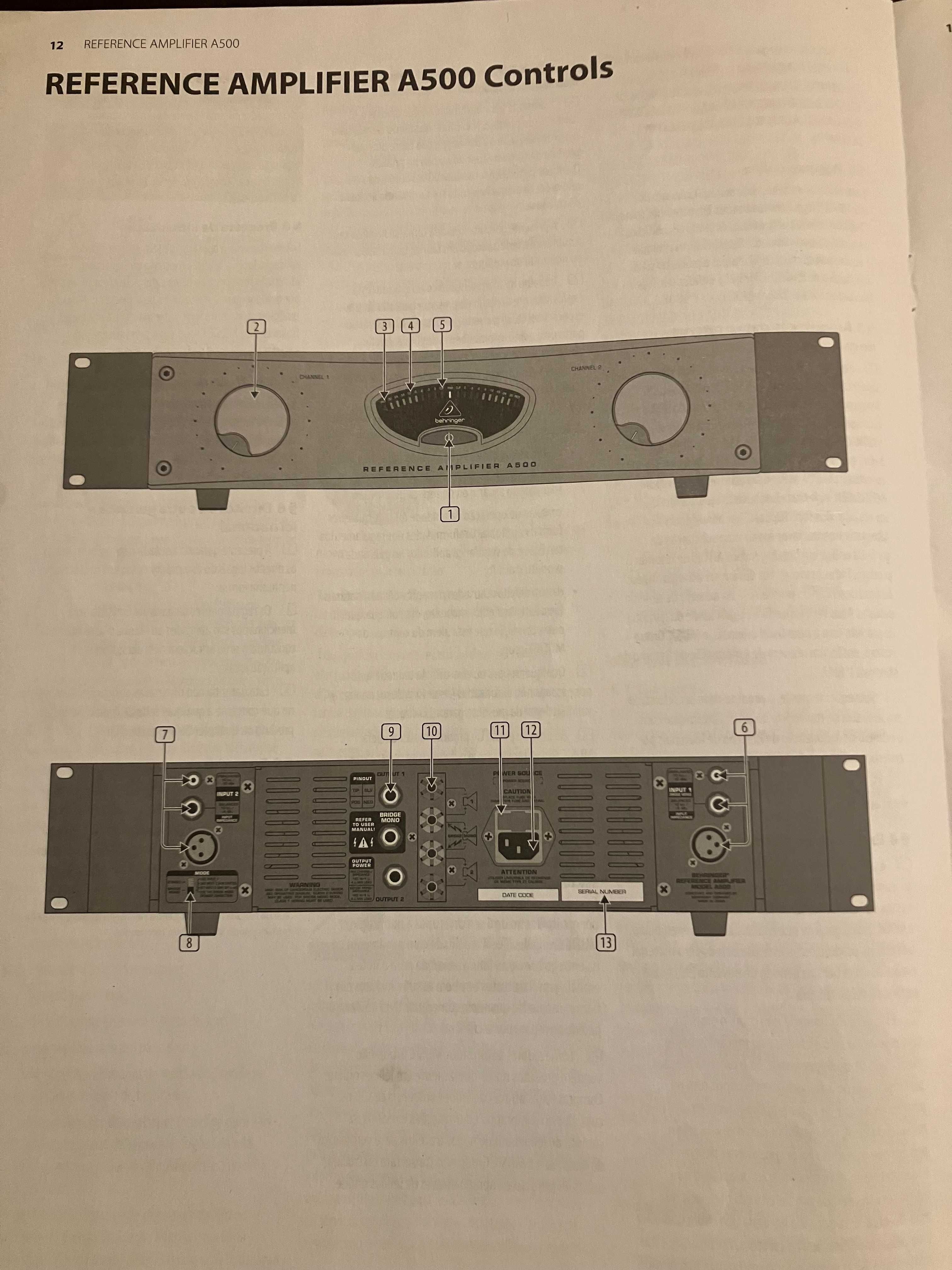 професионален усилвател 600Watt BEHRINGER