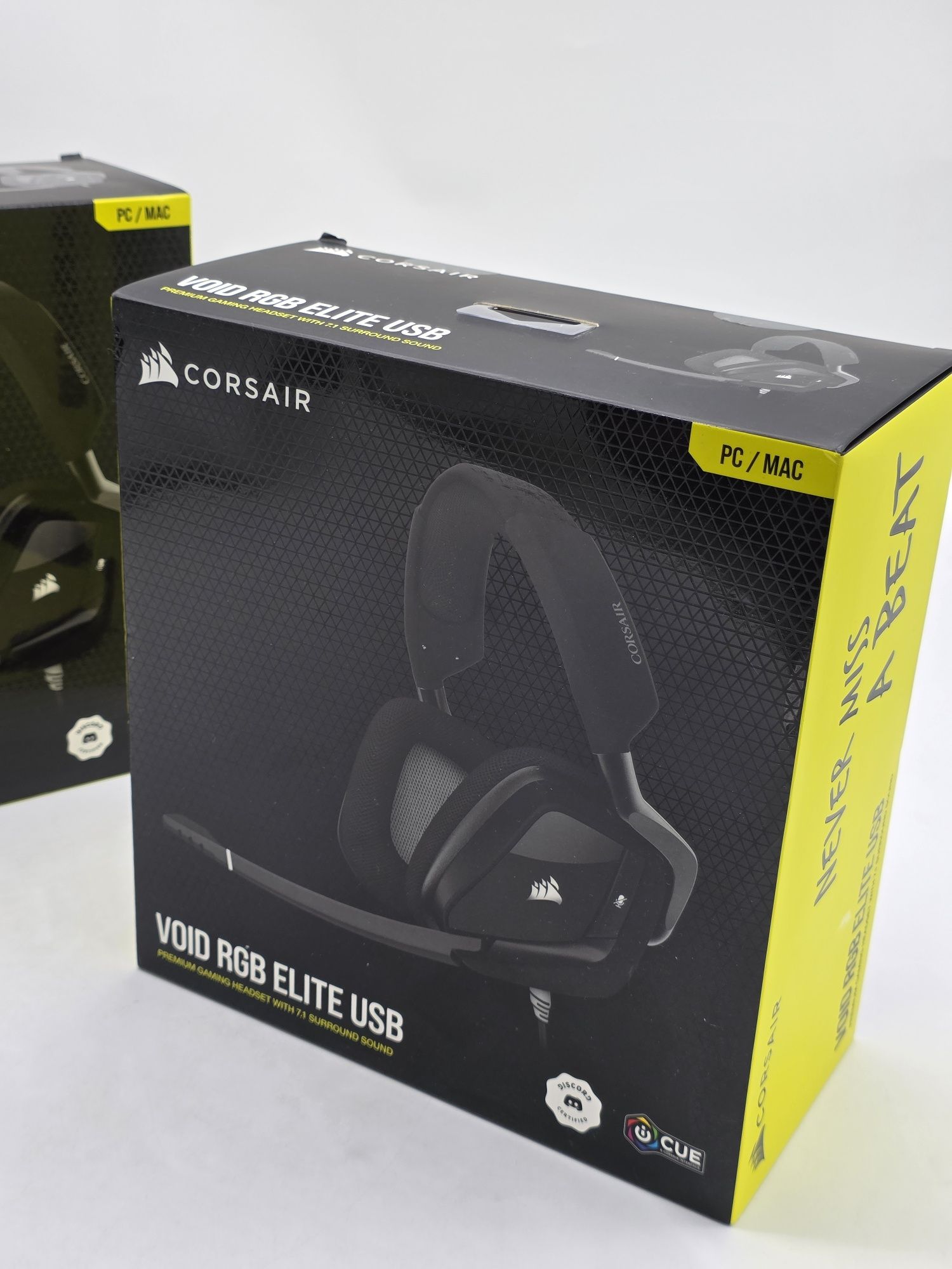 Casti gaming Corsair Void ELITE RGB, USB, Carbon, sigilate