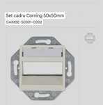 Set cadru cornig 50x50mm caxxe so301 co02