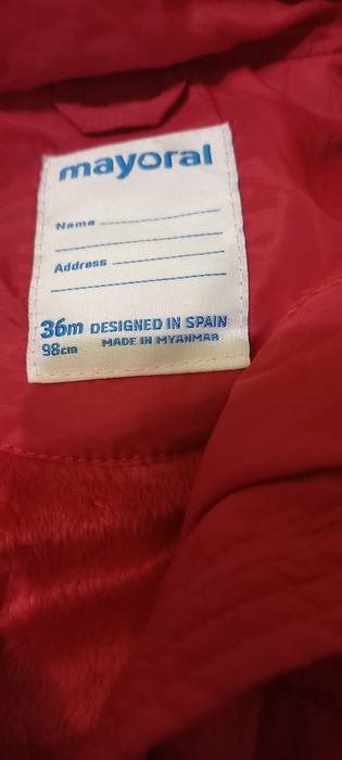 Две детски зимни якета, марка Mayoral.