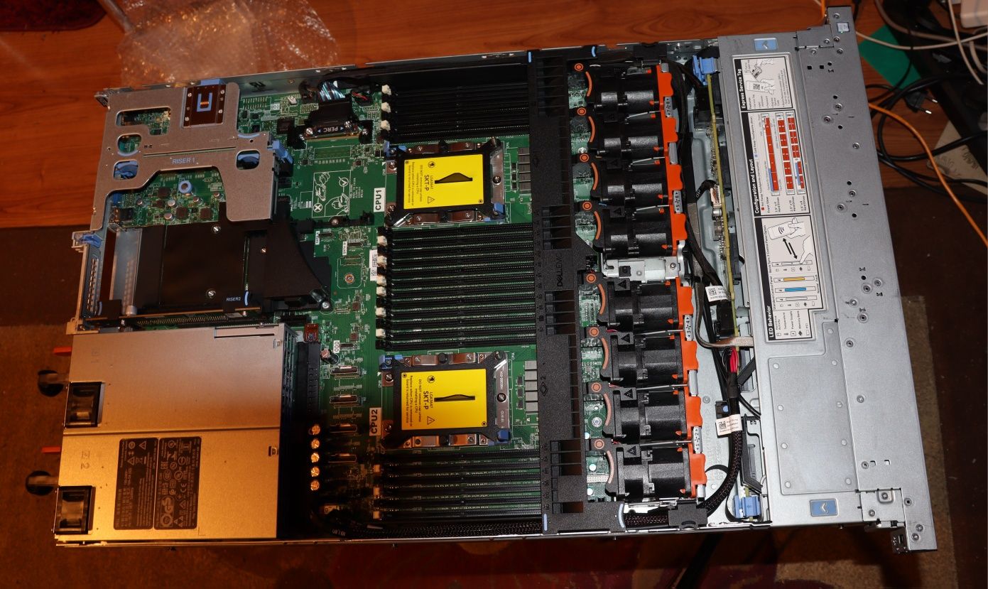 Server Dell PowerEdge R640 Barebone 1500W EPP