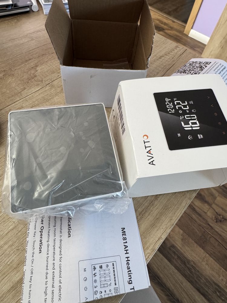 AVATTO Tuya WiFi Smart Thermostat умен термостат подово