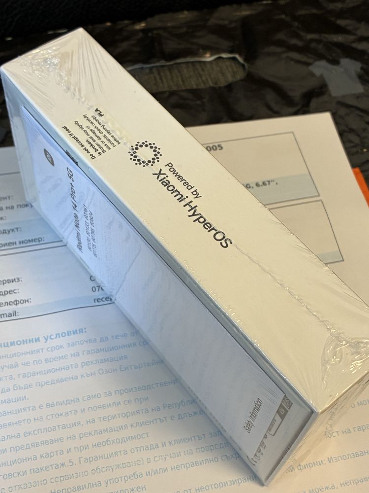 ***ЗАПЕЧАТАН 256GB Redmi Note 14 Pro + 5G Ozone Гаранция 2г plus