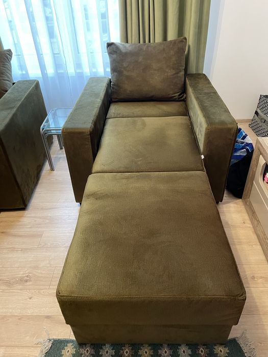 Vand fotolii extensibile kaki
