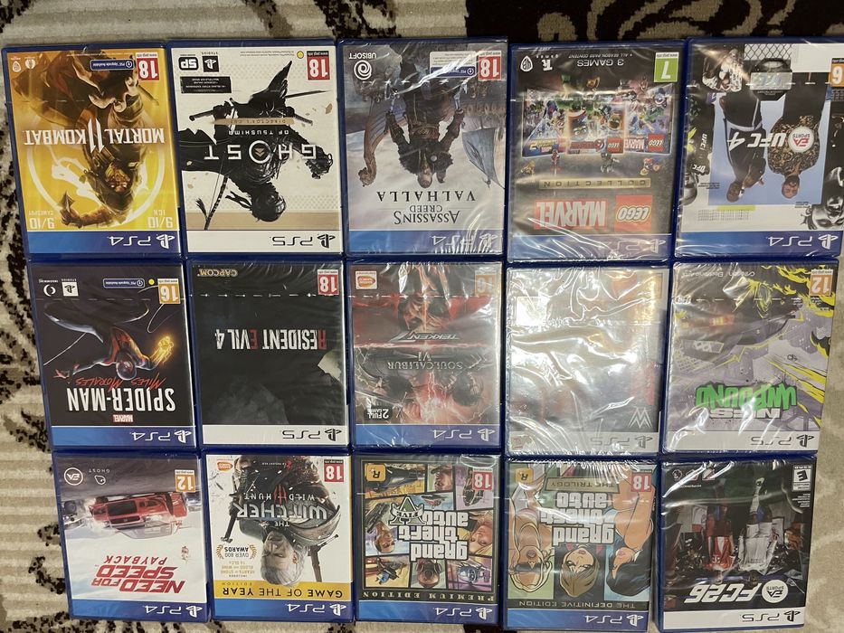 Продаю новые игры на PS4/PS5