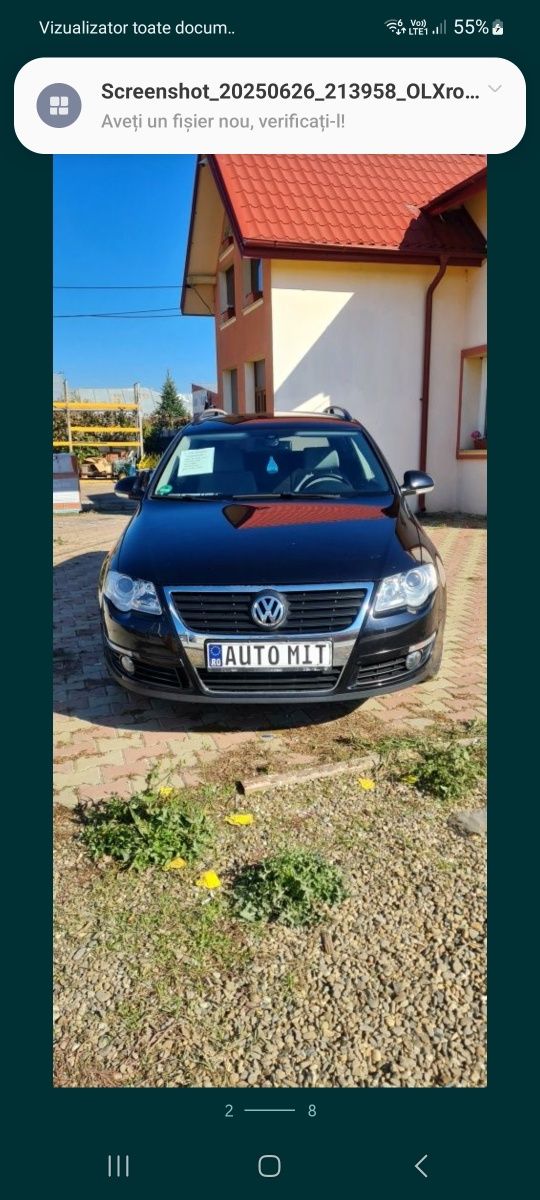 Fata completa/dezmembrari VW Passat B6,2.0tdi,cod motor BMM/BMP