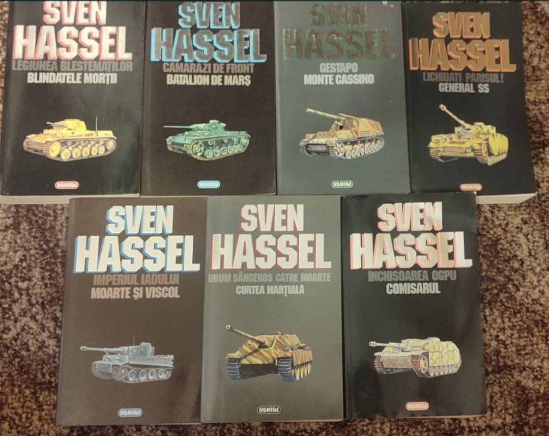 Vand set complet Sven Hassel- 7 volume